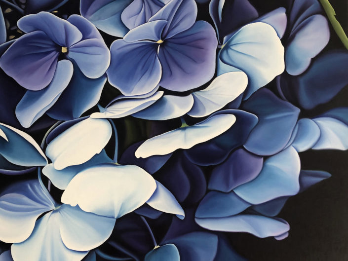 Hydrangea, oil painting, canvas art, wall art