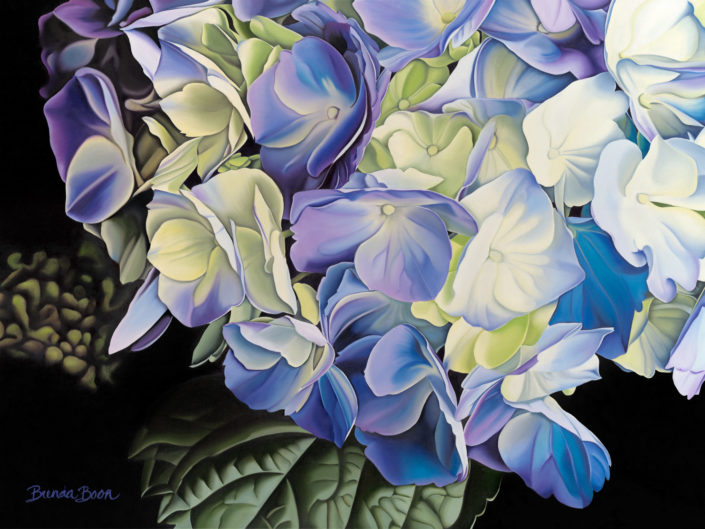 Hydrangea, oil painting, canvas art, wall art, canvas print